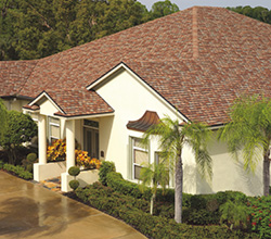 GAF Camelot Shingles on house in Florida