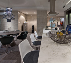 Dekton Entzo Grey Marble Kitchen Countertop