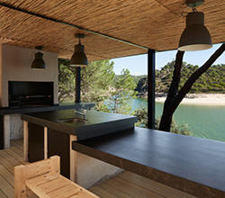 Dekton Solid Surface Countertop for Outdoor Living