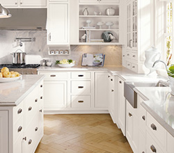 Homecrest Presc MWi White Cabinetry