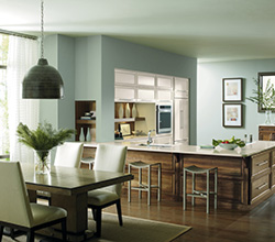 Dynasty Cabinetry  Style: Contemporary Riff  Material: Walnut  Finish: Natural